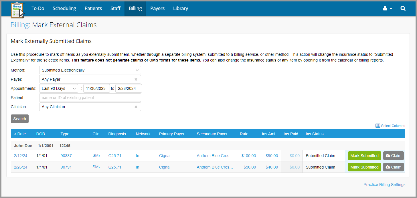 What's New: Download Claim Files to Submit Externally