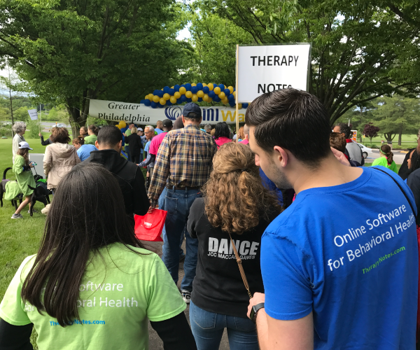 TherapyNotes at NAMIWalks 2017