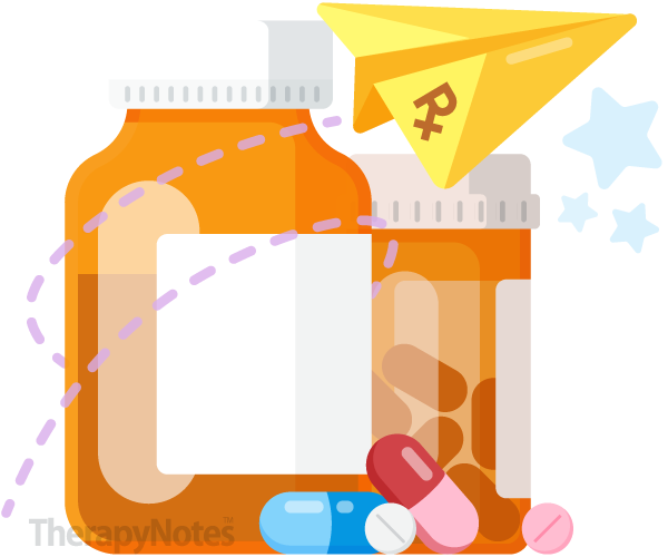 Medications in prescription bottles